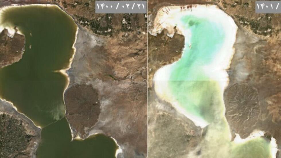 دریاچه ارومیه؛ ثبت پایین‌ترین تراز در